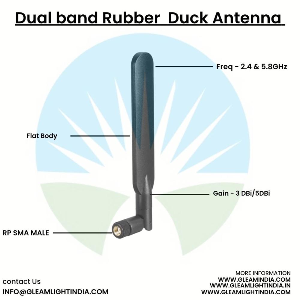 Dual Band Wifi Rubber Duck Antenna