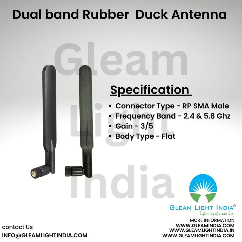 Dual Band Wifi Rubber Duck Antenna