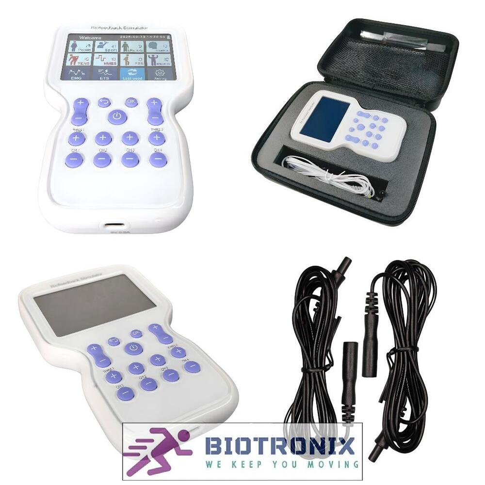 KM-580 EMG Biofeedback and Neuromuscular Stimulation Device for Pelvic and Swallowing Training