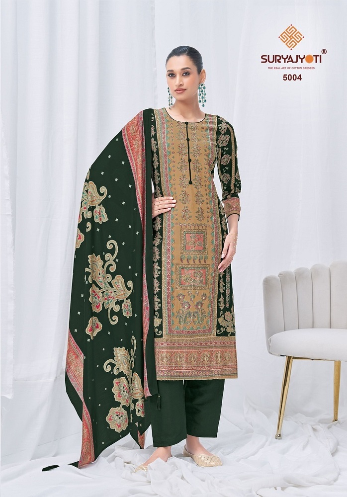 Suryajyoti kanchan Vol-5  Dress Material