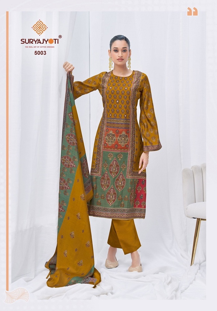 Suryajyoti kanchan Vol-5  Dress Material