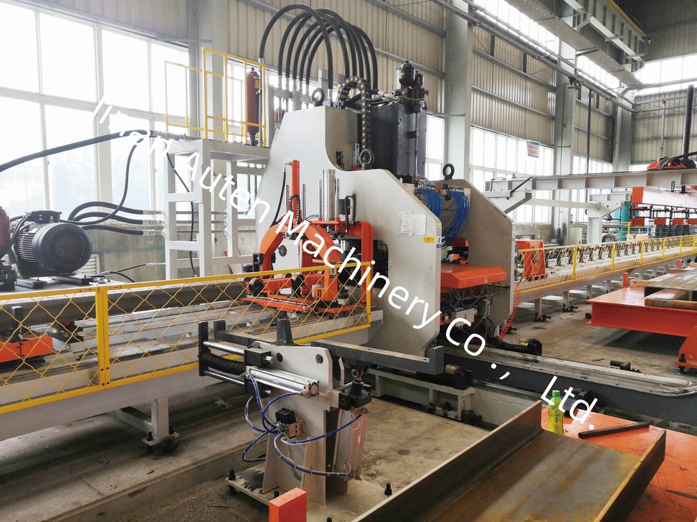 60mm Punching Diameter CNC Light Truck Flat Plate Beam Punch Machine Line 50m/Min X-Axis Speed