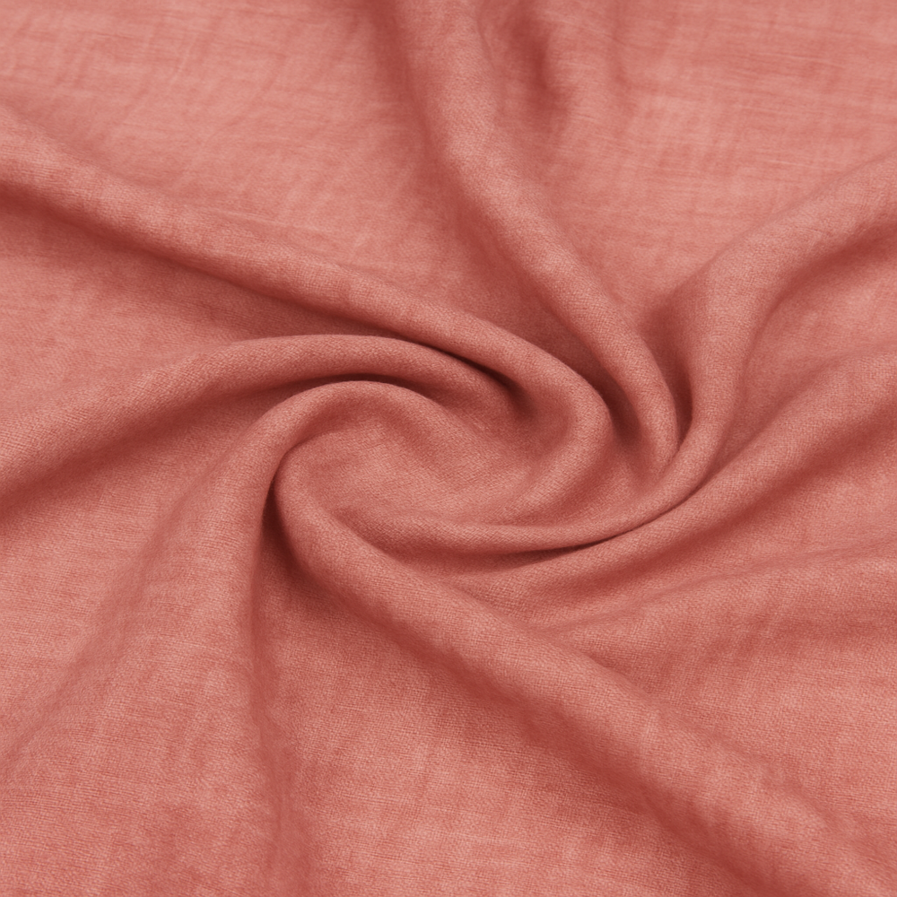 Pink Plain Linen Fabric