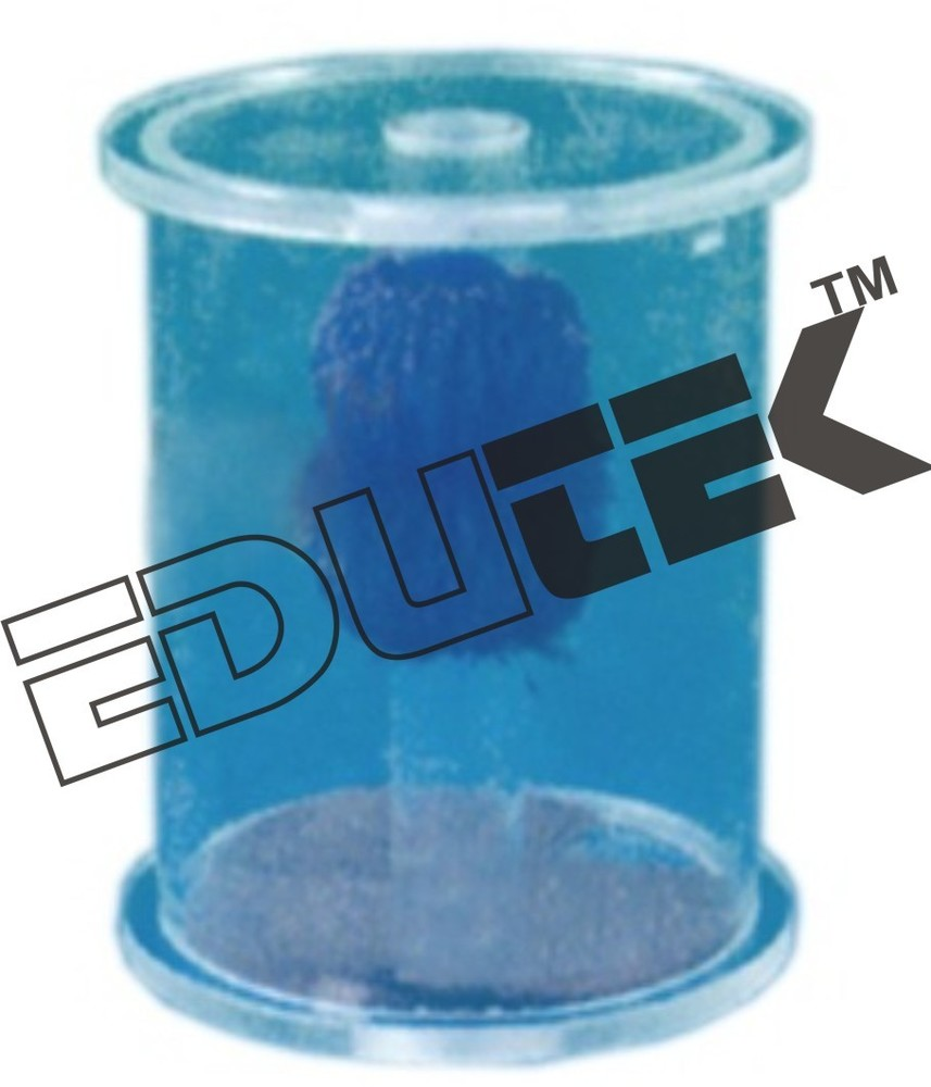 Magnetic Field Chamber - Transparent Acrylic, 15x10x10 Cm, Manual Operation | Accurate Visualization, Magnetic Field Demonstration
