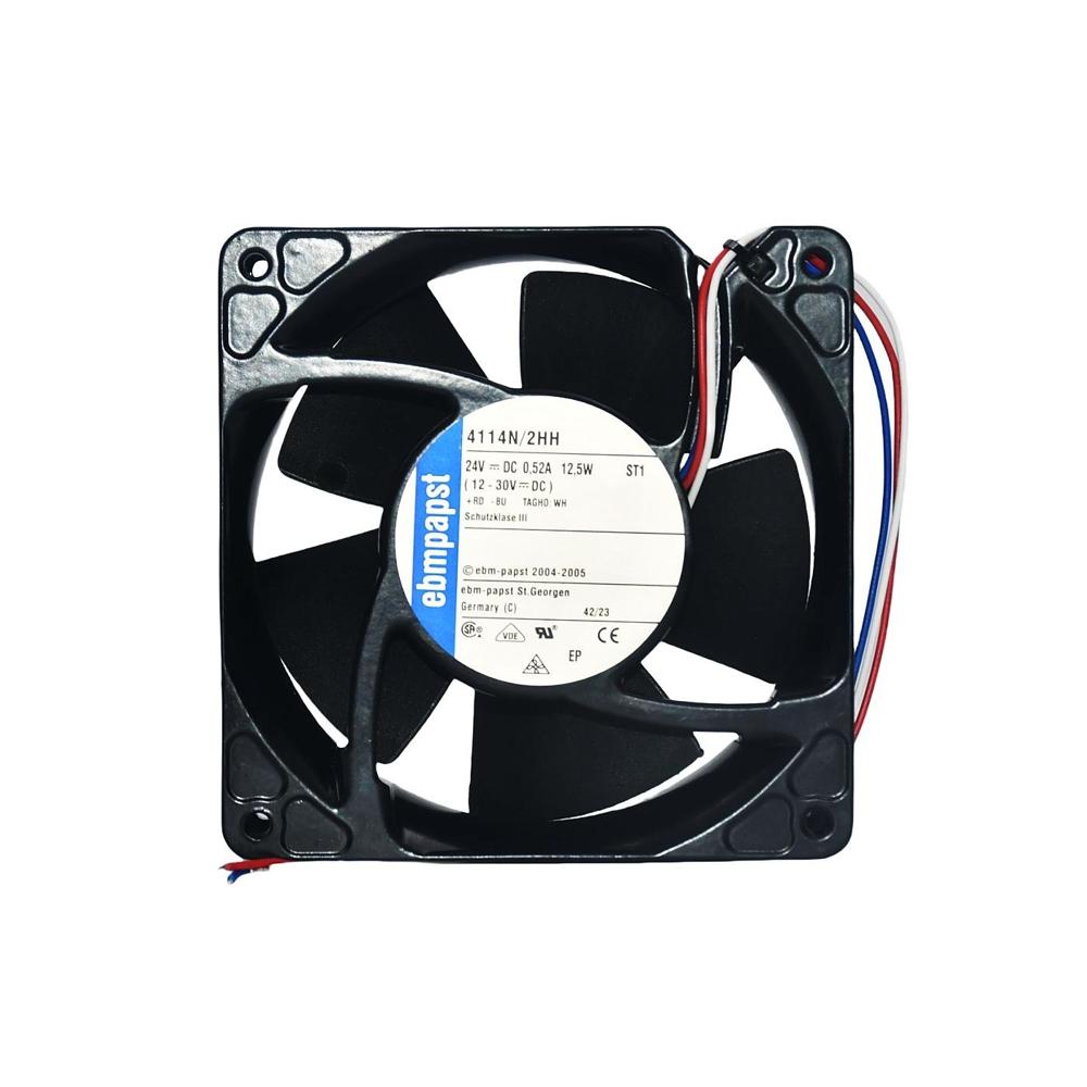 EBMPAPST 4114N/2HH 24V Axial Flow DC Fan for Restaurant Manufacturing Plant 3000rpm Cooling Fan