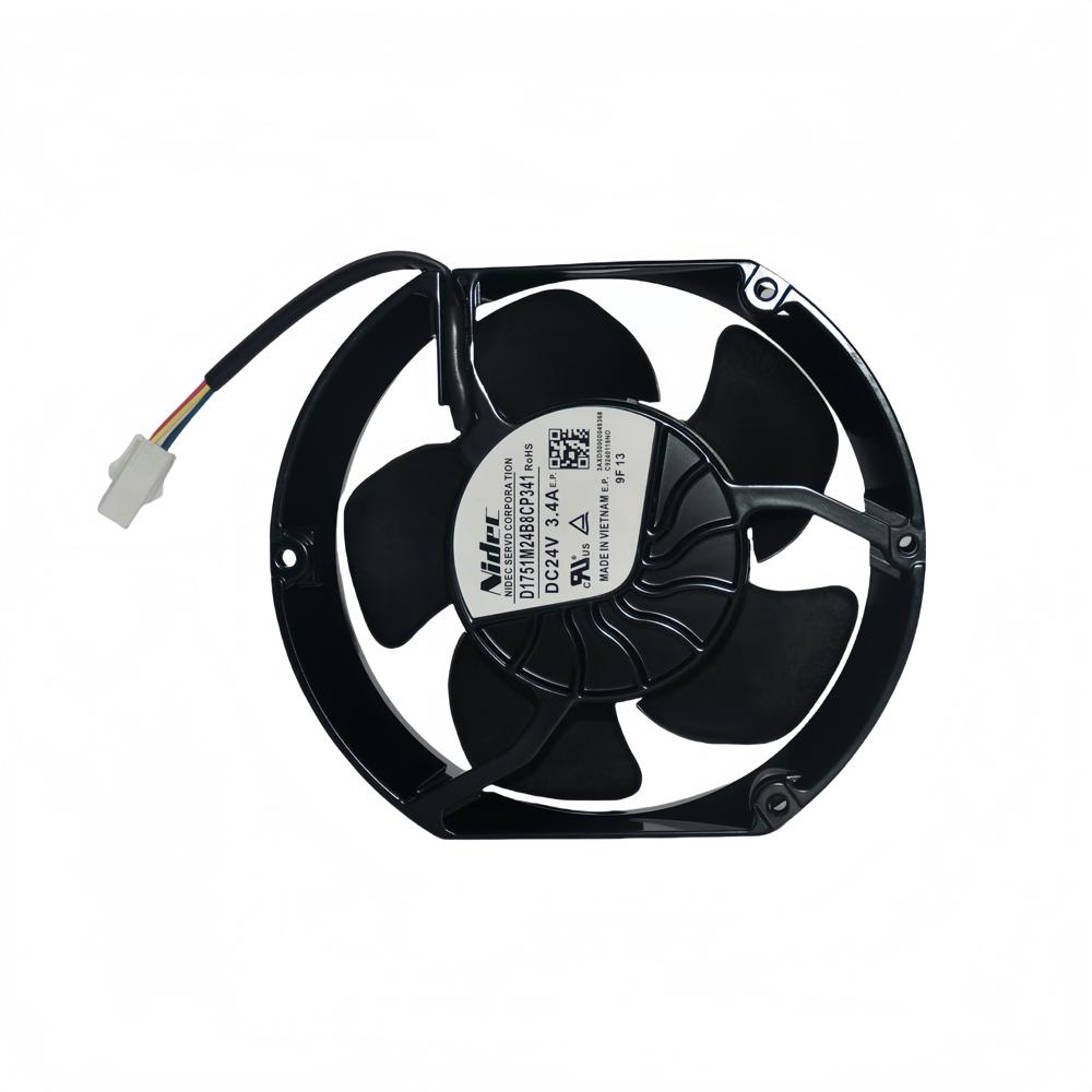 NIDEC D1751M24B8CP341 24V DC 3.4A Inverter Cooling Fan Stainless Steel Ball Bearing Electric Power 3000RPM