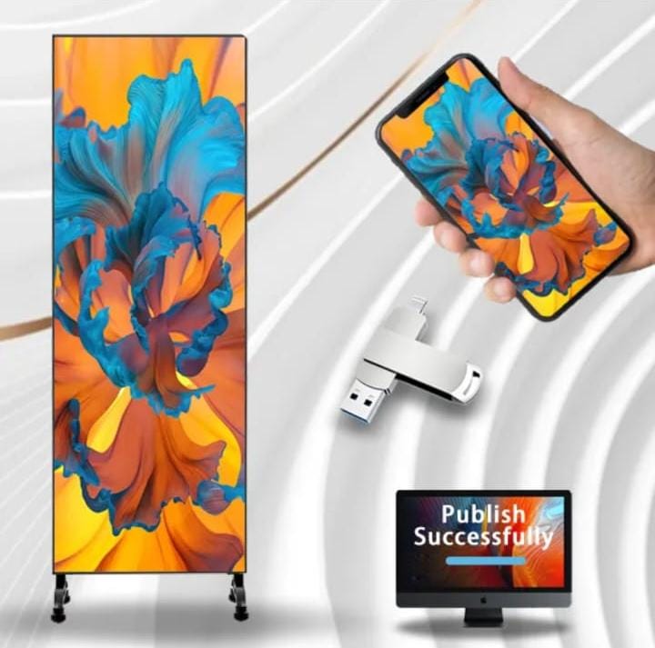 Full Screen Advertising Screen - Application: Indoor