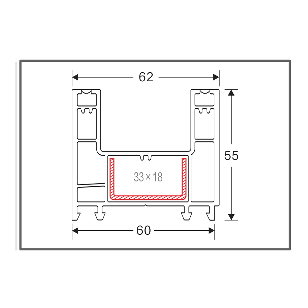 FTK-011 2 Track Sliding Frame
