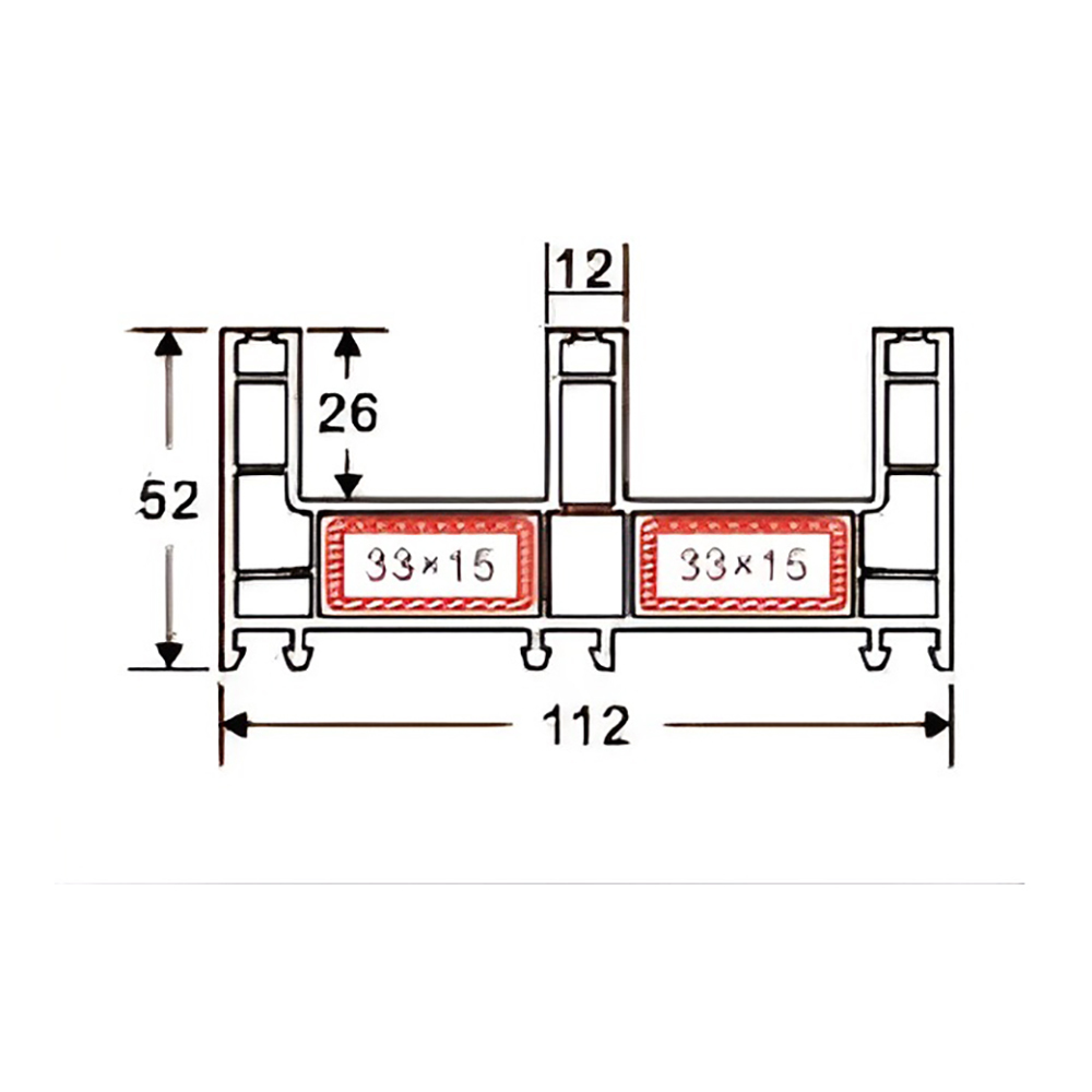 Ftk-012 3 Track Sliding Frame - Application: Window Fitting