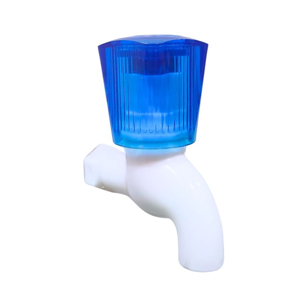 Ue 10 Square Crystal Short Body Bib Cock - Color: White & Blue