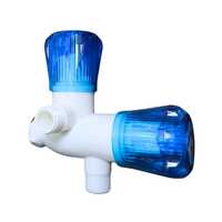 Ue 34 Max Crystal 2 In 1 Angle Cock - Color: White & Blue