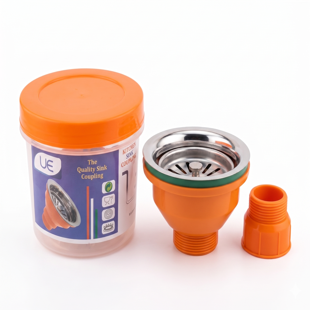 Dabba Sink Coupling - Color: Orange