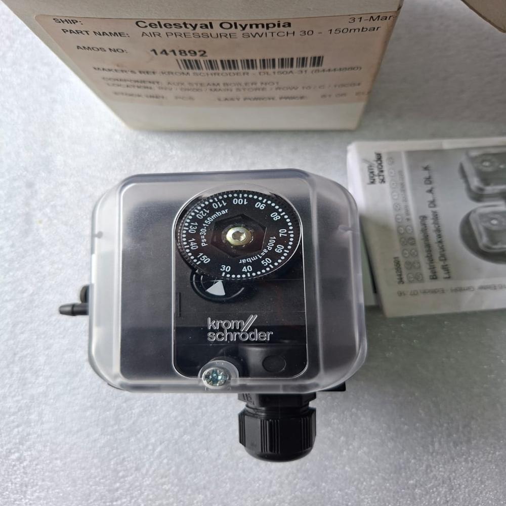 Kromschroder Pressure Switch Dl150a-31 - Application: Industrial
