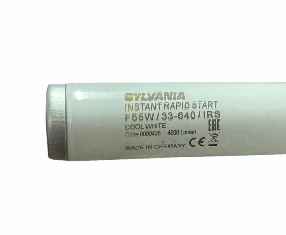 5Ft Sylvania F65W 33-640 Irs Cool White Fluorescent Tube - Material: Glass
