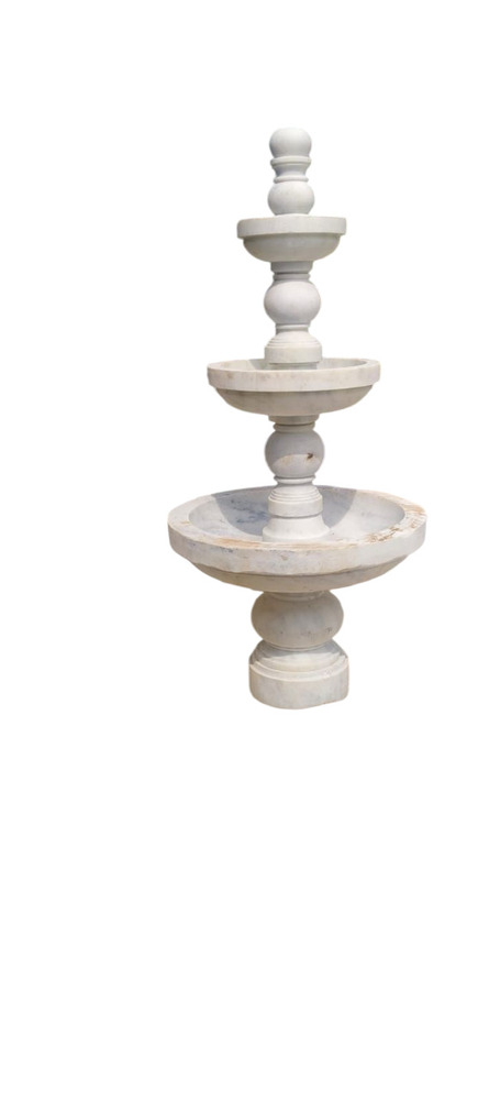 Designer Marble Fountain - Color: As Per Requirement