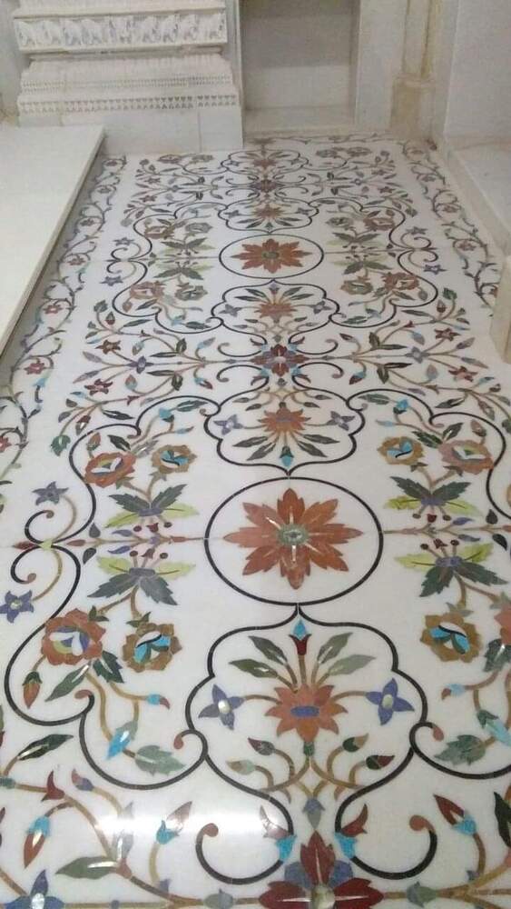 Florentine Marble Inlay Flooring - Color: Different Available