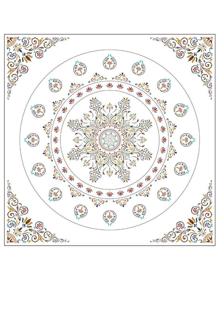 Pietra Dura Marble Inlay Flooring - Color: Different Available