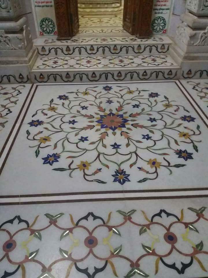 Decorative Marble Inlay Flooring - Color: Different Available