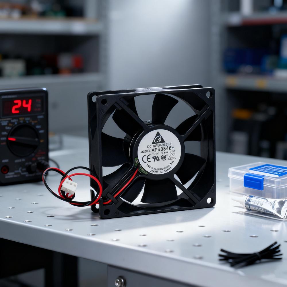 DELTA AFB0848H 48V 0.11A Ball Bearing Fan Electric Electric Powered Cooling Fan Industrial Fan