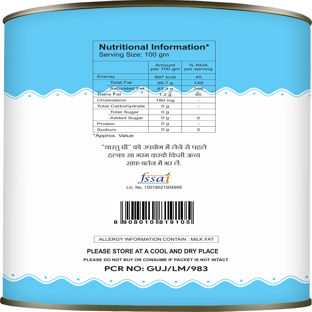  Buffalo Ghee Tin 500 ML