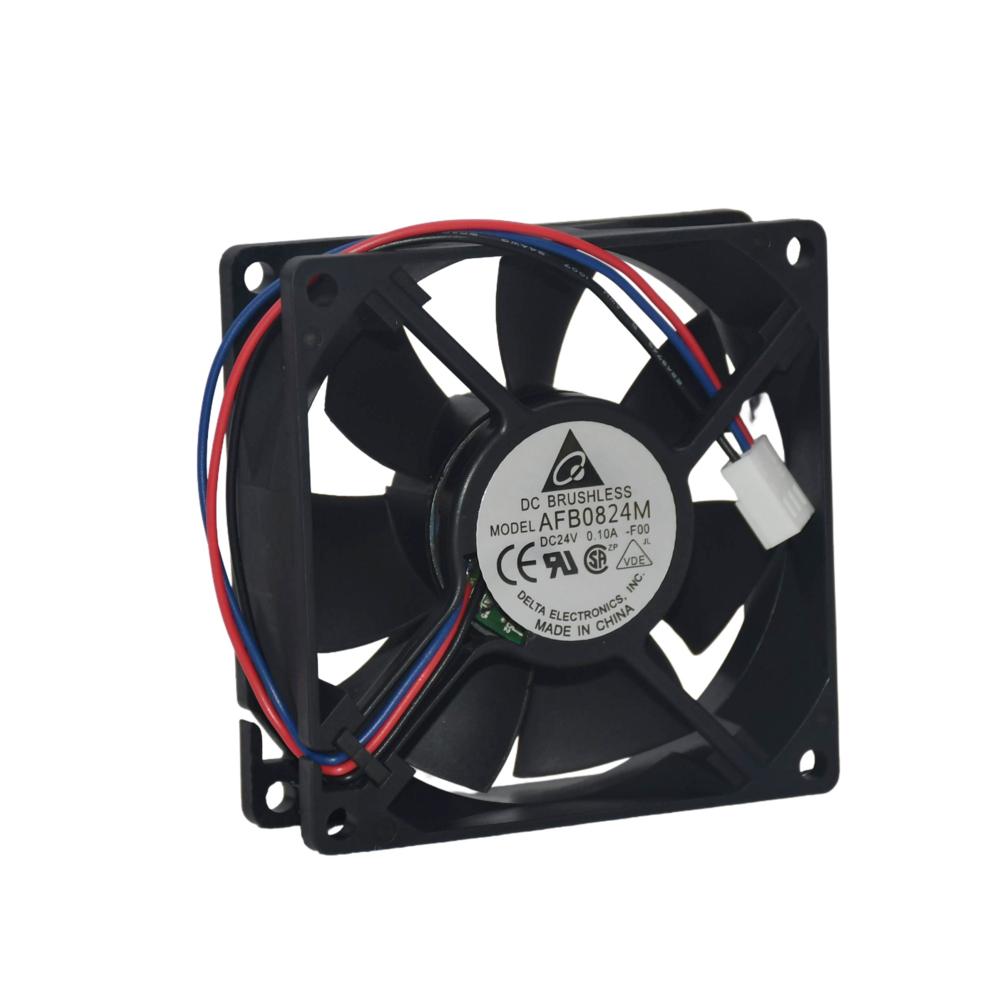 Delta AFB0824M 24V 8cm Ball Bearing Electric Plastic Duct Axial Inverter Frequency Cooling Fan