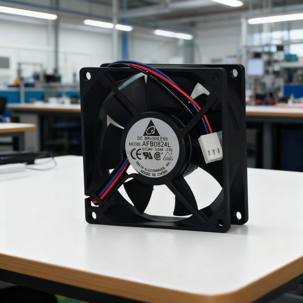 Delta AFB0824L 8CM 24V 0.09A Ball Bearing Electric Plastic Inverter Industrial Computer Cooling Fan