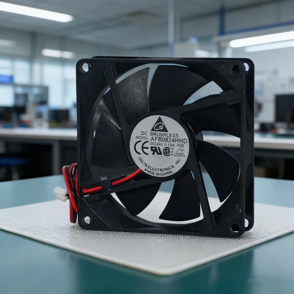 DELTA AFB0824HHD 24V 0.14A  Dual Ball DC Fan Ball Bearing Electric Plastic Industrial Fans 