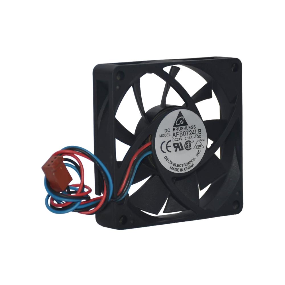 DELTA AFB0724LB 24V Dual Ball Electric Cooling Fan 7CM Plastic Radiator Cooling Fan Industrial Fan