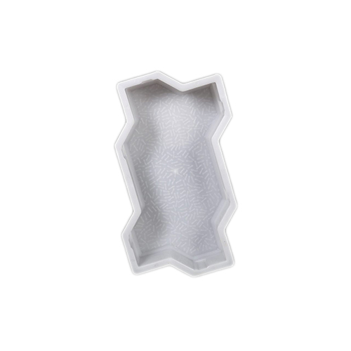 Zigzack Plastic Paver Mould - Color: White