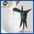 High property silicone rubber for reproduction of bronze products 