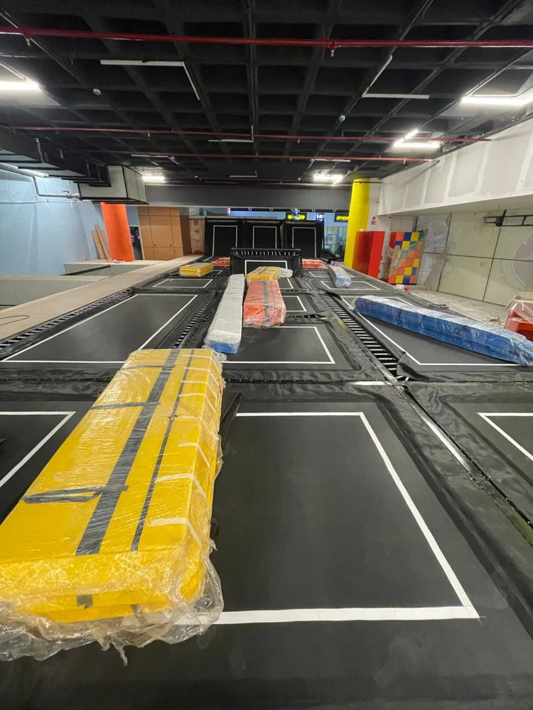 Trampolin Park installation