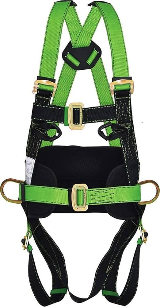 Full Body Harness - Color: Green And Black