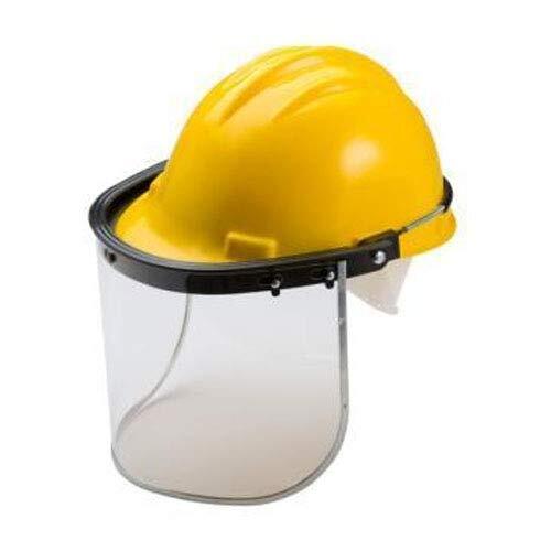 Spring Loaded Face Shield - Color: Yellow