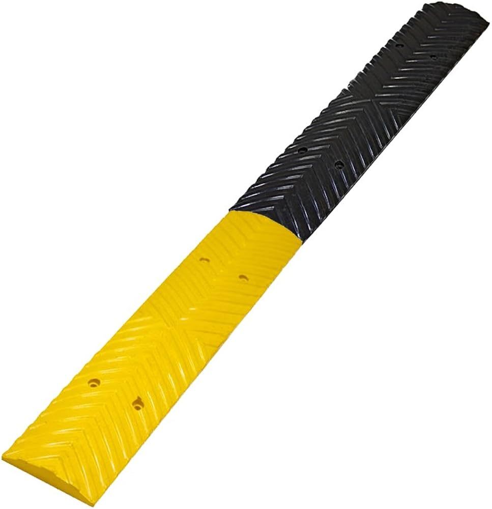 Rubber Rumble Strips - Color: Yellow And Black