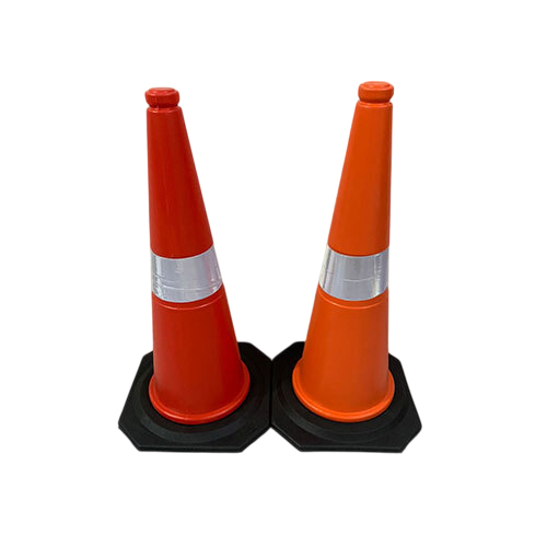 Safety Cone - Color: Orange And White