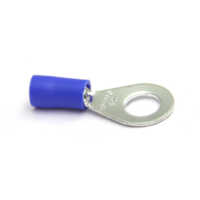 Insulated Copper Ring Terminal - Color: Silver