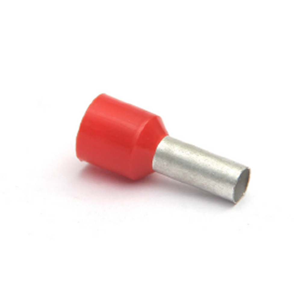 Insulated Copper End Sealing Ferrule - Color: Silver