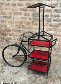 Indian Improvised Vintage Cycle Cart Rack