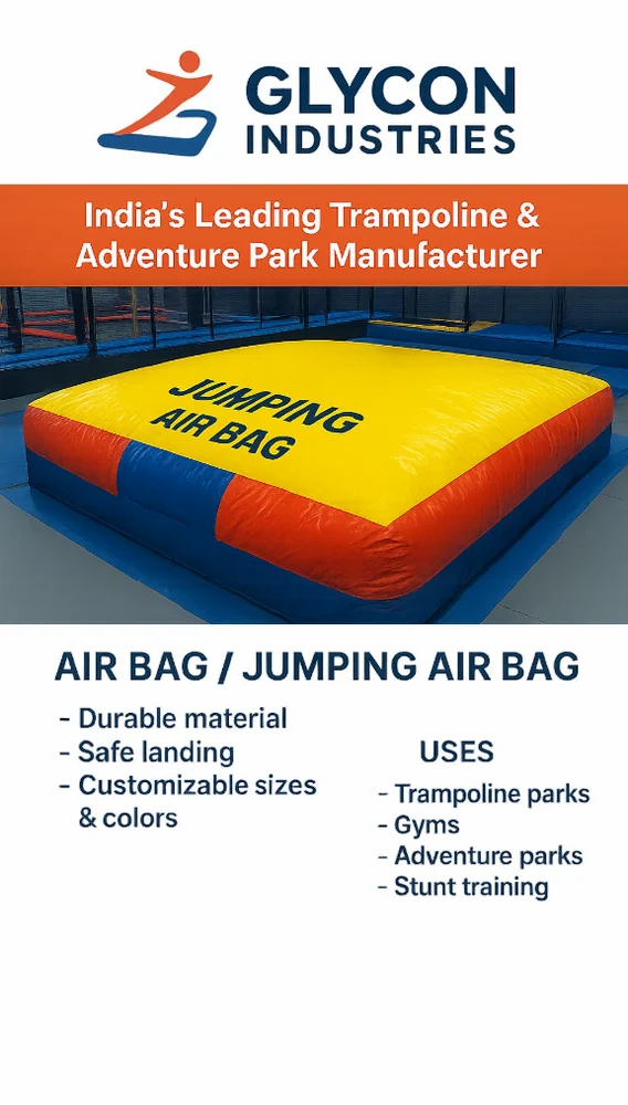 Air Bag / Jumping Air Bag / Super Bag For Trampoline Parks & Adventure Parks - Age Group: Teenagers And Adults