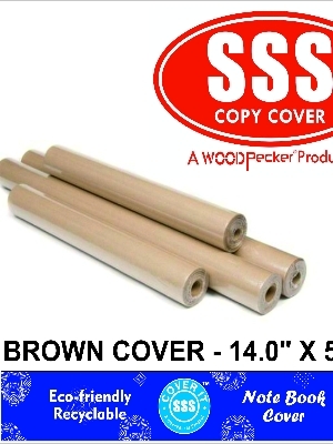 Brown Book Cover Roll Paper laminated