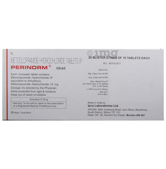 Metoclopramide Hydrochloride Tablets