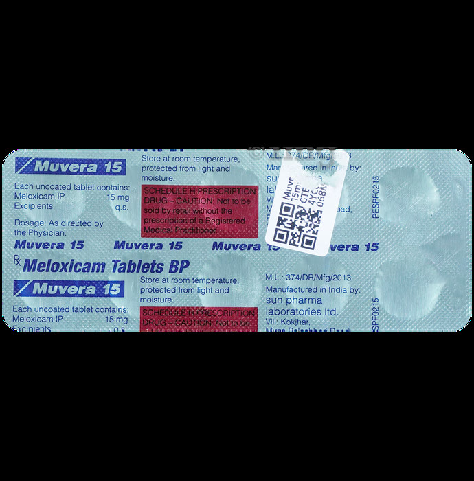 Meloxicam 15 mg Tablets