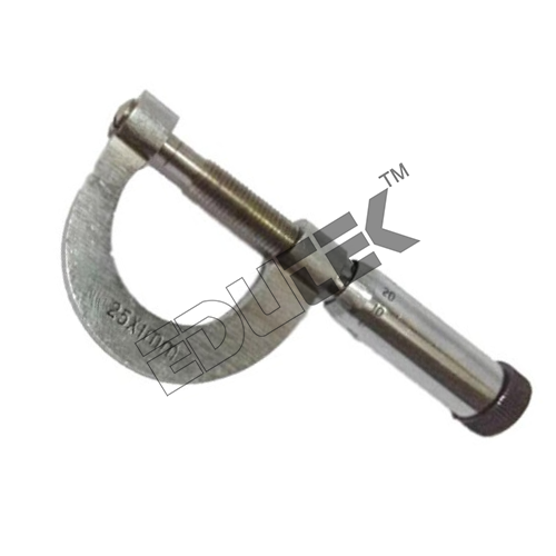 Micrometer Screw Gauge - Precision Stainless Steel, High Accuracy Measurement Tool For Fine Tolerances