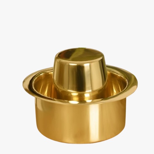 Plain Design Dabara Set - Color: Golden