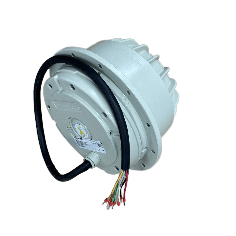 Ziehl-abegg Mk137-2dk.07.n Industrial Inverter Fan Ac380v Ventilation Circular Blade Electric Power Source - Color: White