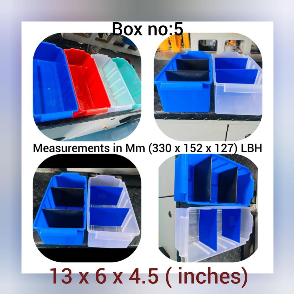 Plastic Box For Medicine Storage - Color: Transparent