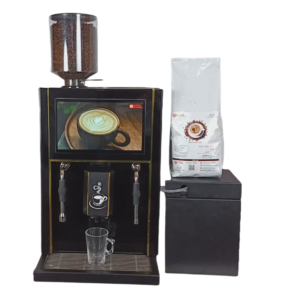 Bean to Coffee Automatic Vending Machine