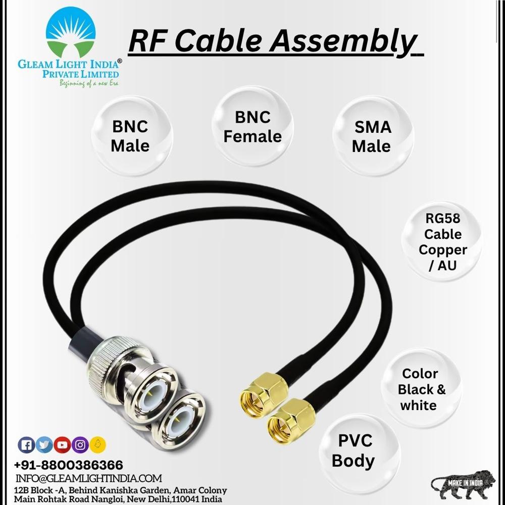 RF Cable Assembly BNC Male to BNC Female in RG58