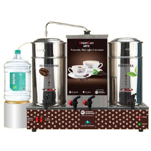Mtc Semi Automatic Coffee Machine - Material: Stainless Steel
