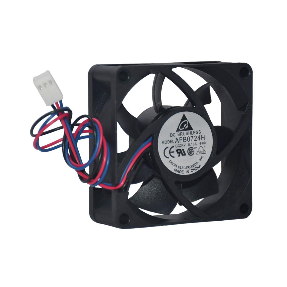 DELTA AFB0724H 24V DC 0.16A Waterproof Electric 7025mm 3000rpm Speed Plastic Industrial Inverter Fan 